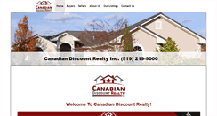 Desktop Screenshot of canadiandiscountrealty.com